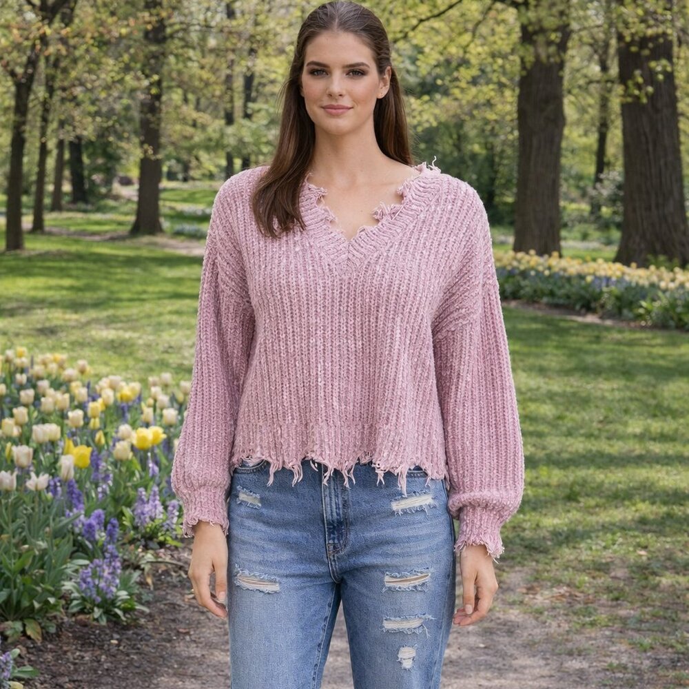 Ultra Flirt Destructed Sweater